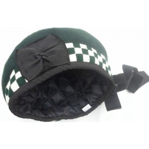 Green Balmoral Hat WHITE/GREEN Diced in assorted sizes Green Balmoral Hat WHITE/GREEN Diced in assorted sizes